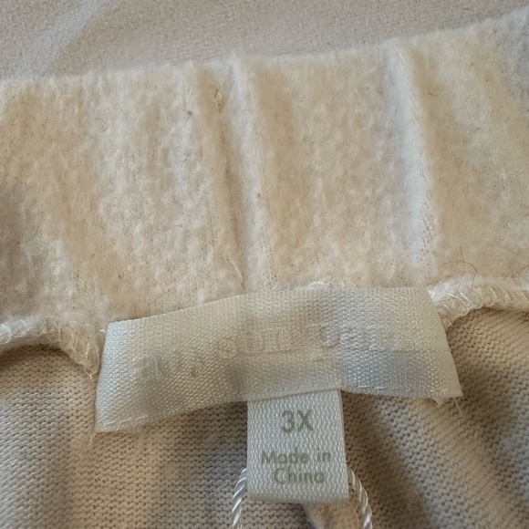 Adyson Parker Cream Pajama Joggers 3XL NWOT - Picture 5 of 5
